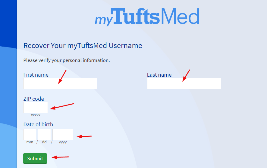 Tufts Patient Portal 